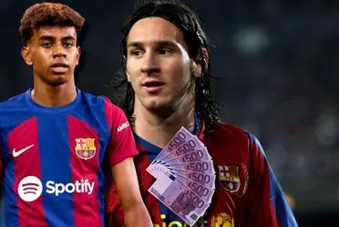 Yamal es la nueva promesa del FC Barcelona, como en su momento fue Lionel Messi y mira la diferencia e salarios