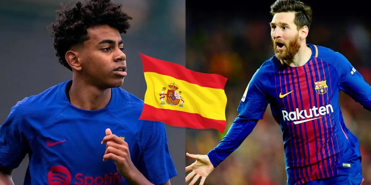 Yamine Yamal no para de deslumbrar en el Europeo Sub 17 dando dos años de ventaja y firmó un gol a lo Lionel Messi
