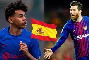 Yamine Yamal no para de deslumbrar en el Europeo Sub 17 dando dos años de ventaja y firmó un gol a lo Lionel Messi