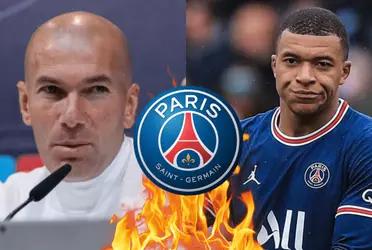 Zidane no arribó al PSG porque habría sido traicionado por el club a último momento.