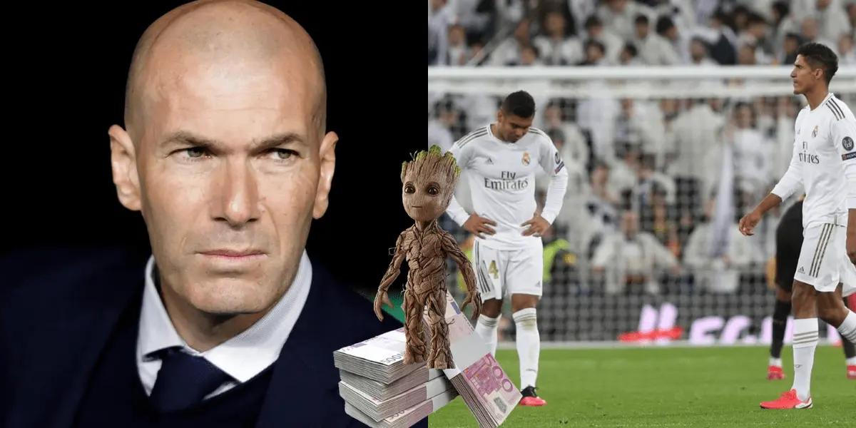 Zidane despreció a un jugador en Real Madrid y ahora vale más de 50 millones.