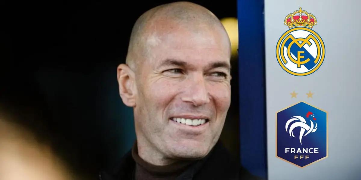 Zinedine Zidane no dirigió ni a Francia ni a Real Madrid pero apareció en un curioso lugar