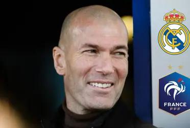 Zinedine Zidane no dirigió ni a Francia ni a Real Madrid pero apareció en un curioso lugar