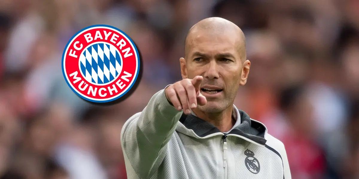 Zinedine Zidane durante su paso como entrenador en Real Madrid.