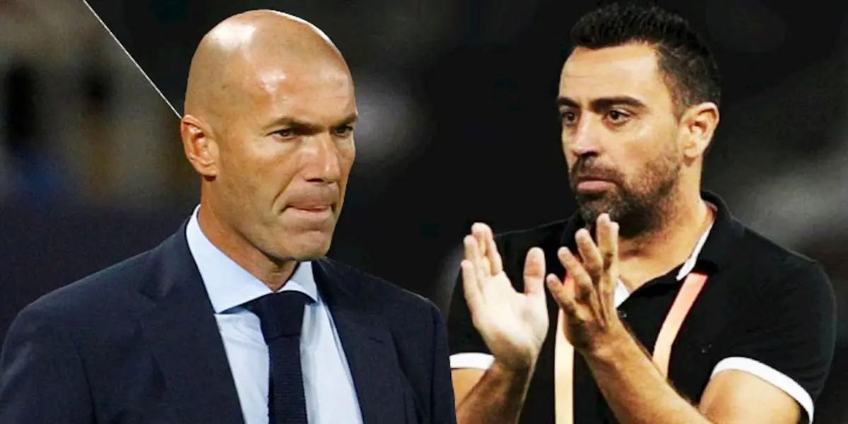 Zinedine Zidane le ha dado una lección a Xavi Hernández de cómo se debe dirigir en la Champions League