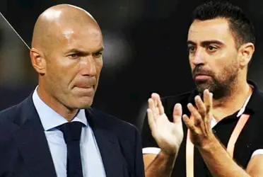 Zinedine Zidane le ha dado una lección a Xavi Hernández de cómo se debe dirigir en la Champions League