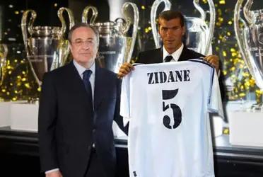 Zinedine Zidane tenía todo para ser el 10 del Real Madrid, pero confesó porque portó la 5 por mucho tiempo