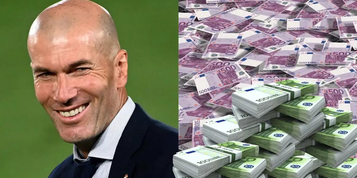 Zinedine Zidane tiene la oportunidad de volver a dirigir en un club que pone una verdadera millonada