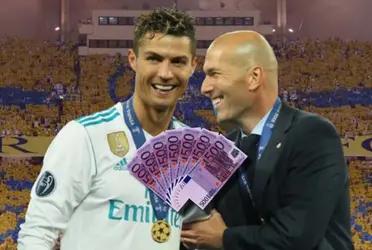 Zinedine Zidane vuelve a sonar en la liga de Arabia, mira el sueldo que tendría mientras CR7 factura nada menos que 200 millones