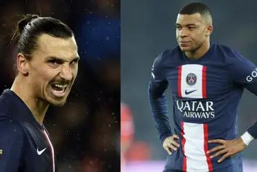 Zlatan Ibrahimovic se metió en la discusión sobre el caso Kylian Mbappé y no tuvo reparos en sentenciarlo