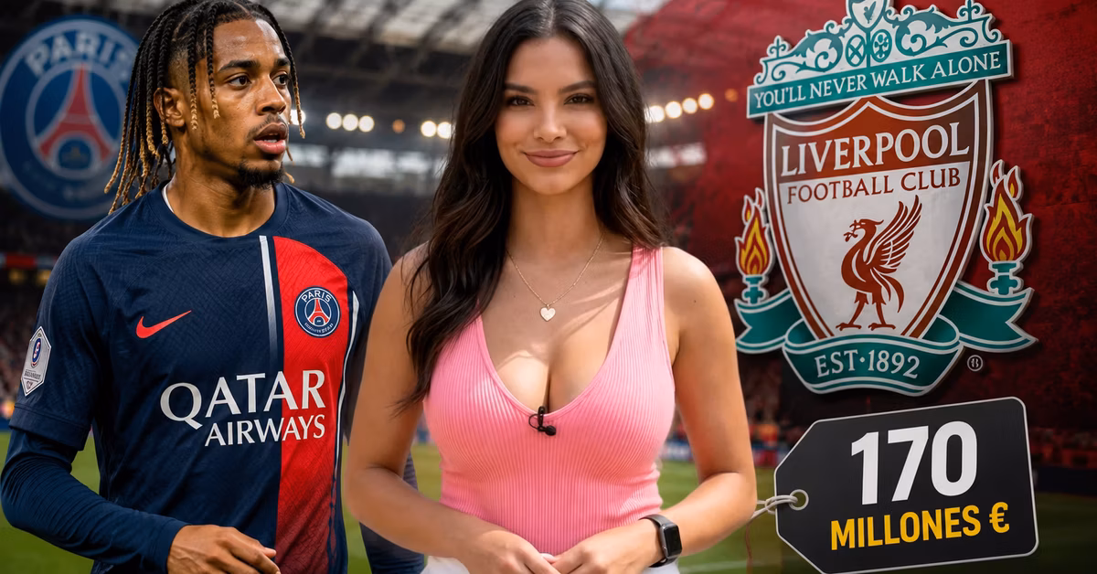 Liverpool lideraría la carrera por Bradley Barcola mientras PSG fija un precio de 170 millones de euros