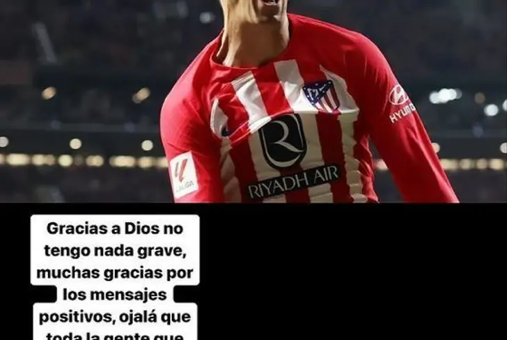 El mensaje de Morata en su cuenta de Instagram