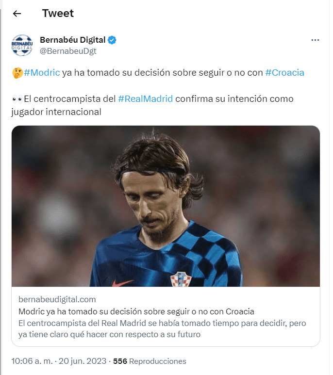 Ni el Madrid ni Arabia, mira la decisión de Modric que dejó ...
