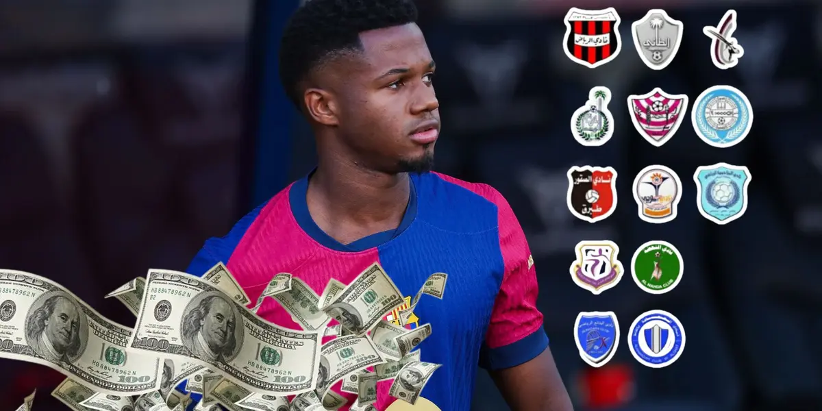 Los 2 equipos de Arabia que buscan fichar a Ansu Fati y los millones que ganaría FC Barcelona