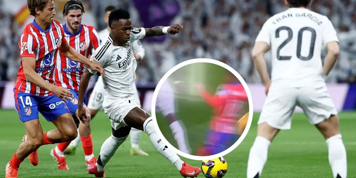 (VIDEO) Misterio resuelto, así fue cómo el Atleti se llevó un penal gratis y perjudicaron al Madrid