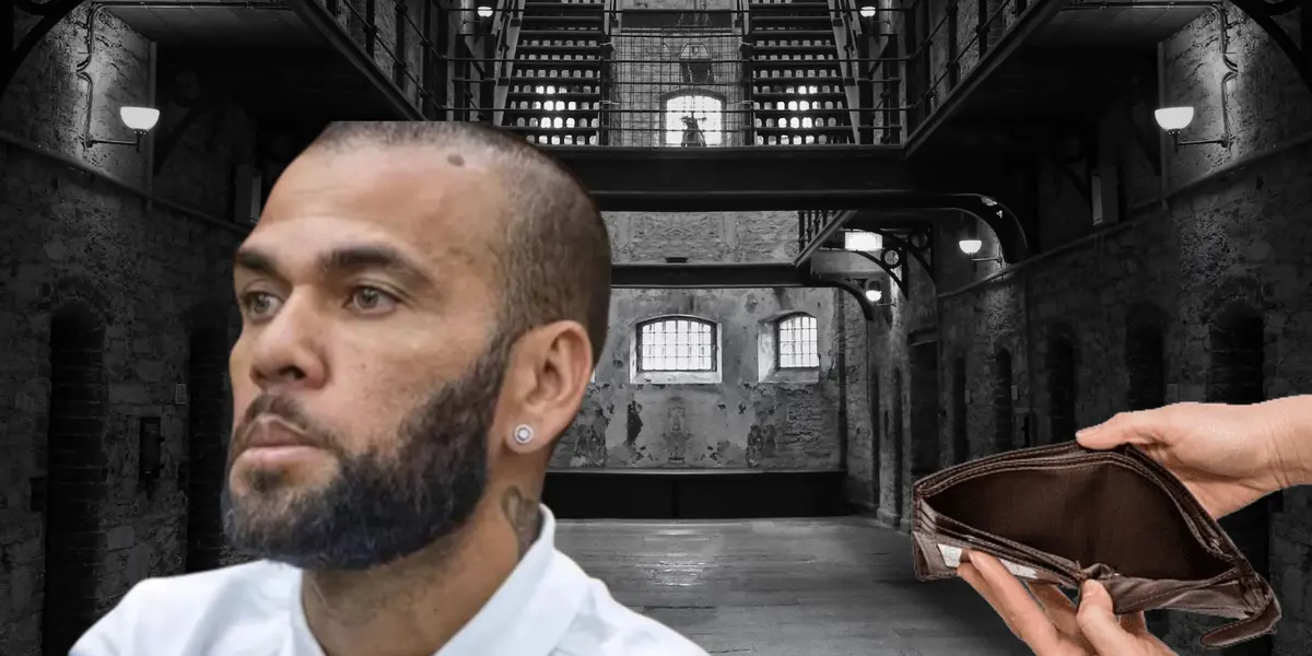 Dani Alves ganó 60 millones, el motivo por el que no tiene dinero para dejar la cárcel