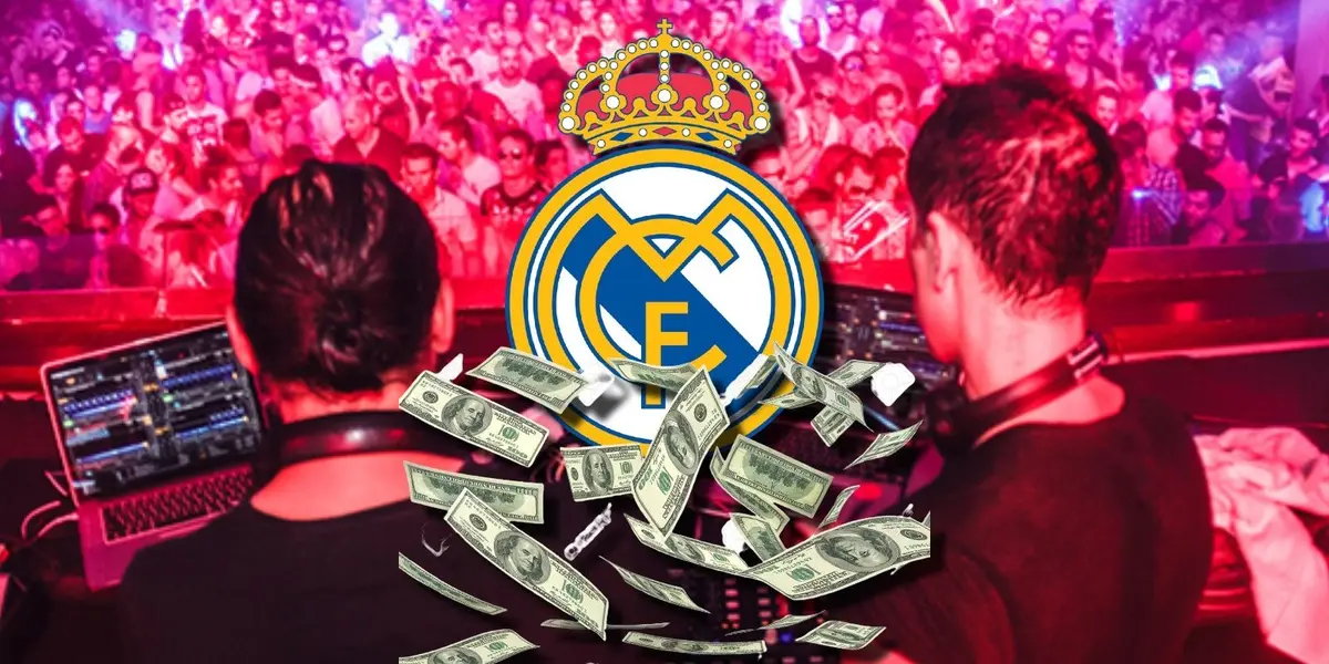 Ahora que sabe que lo busca el Madrid, se puso a regalar billetes en una discoteca