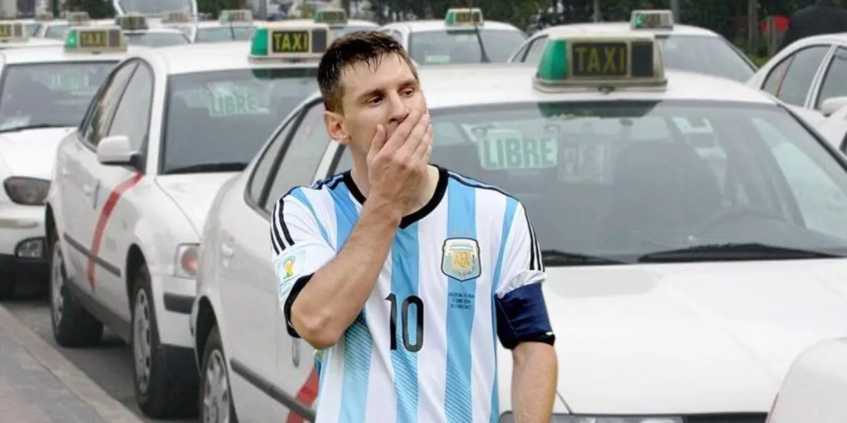 Jugó con Messi y tiene contrato profesional pero elige ganarse la vida como taxista