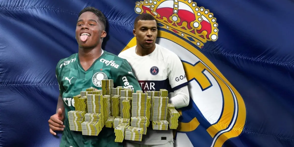 Bofetada a Mbappé, los millones que rechazó Endrick del PSG por amor al Madrid