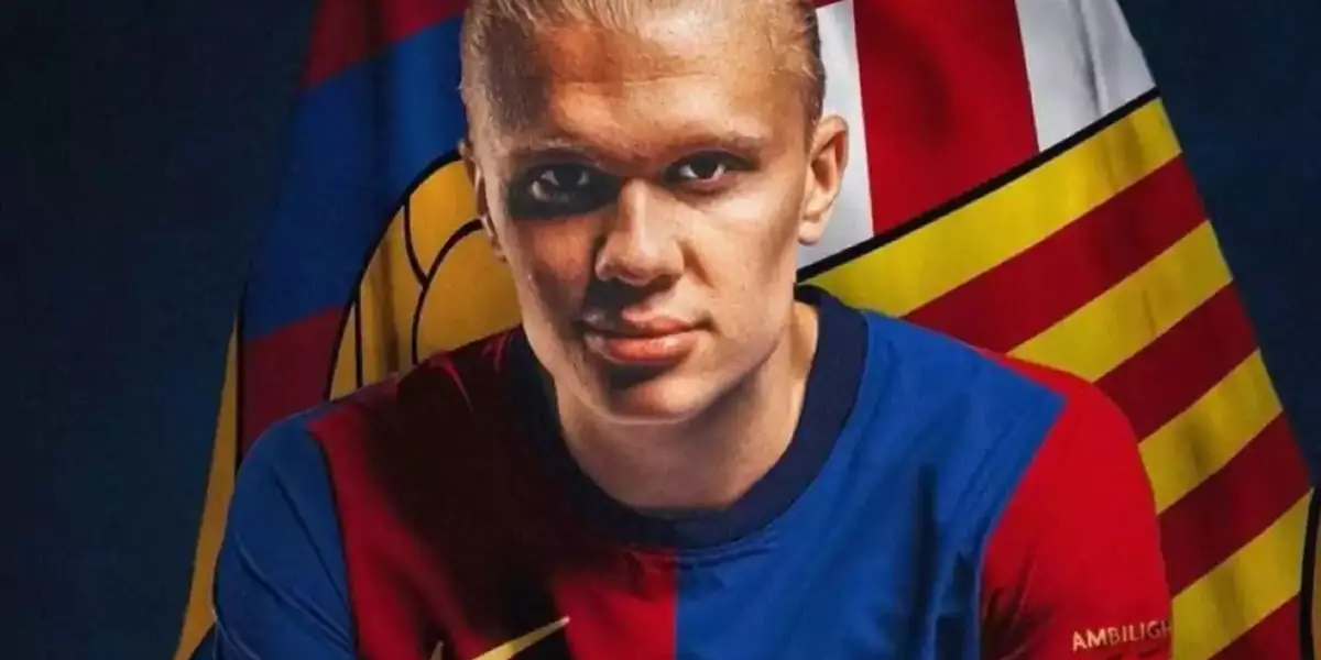 Haaland es muy costoso, por lo que el Barça irá por este delantero de 15 millones