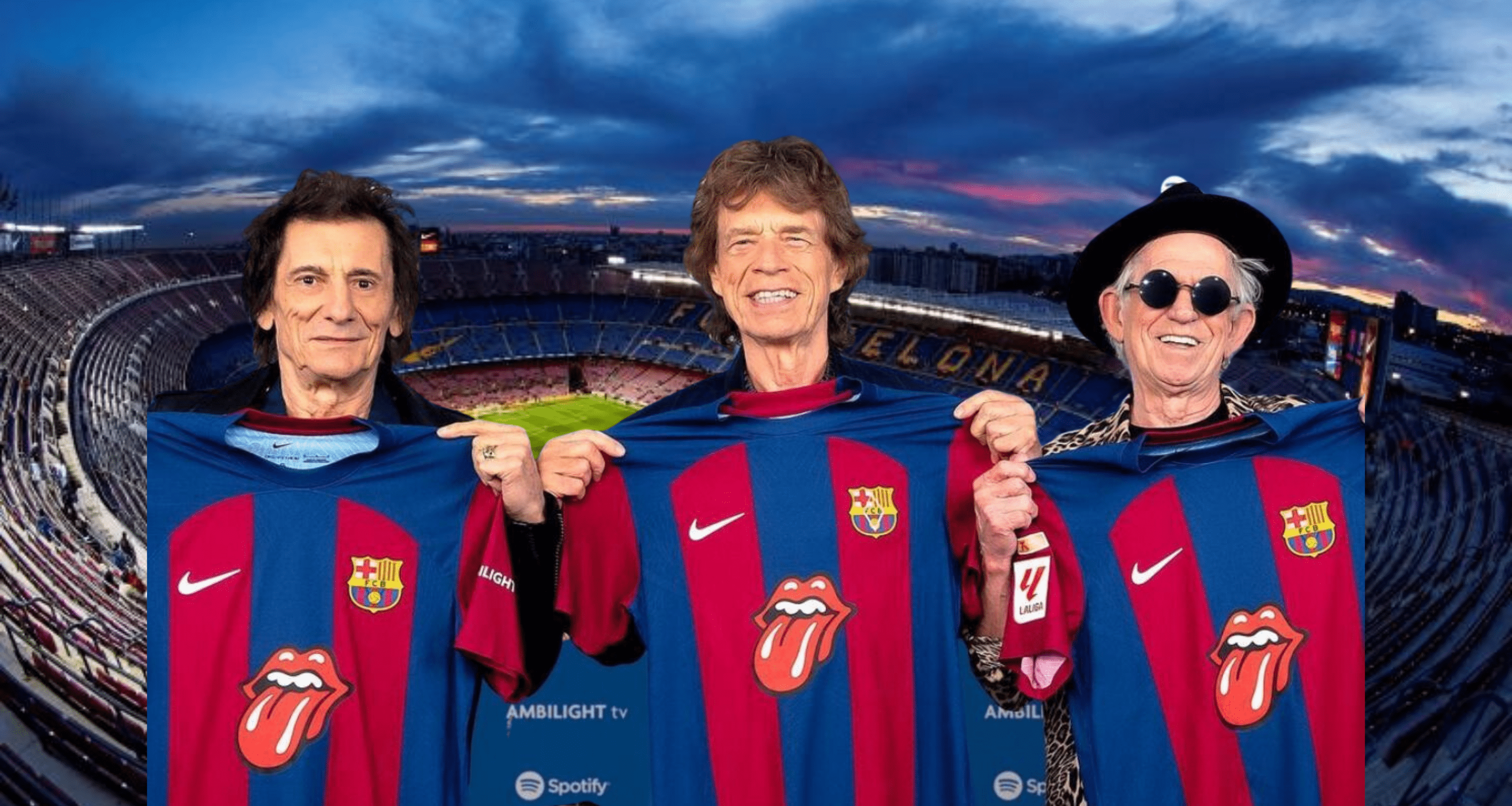 Los Rolling Stones lanzan 2 productos más con la marca Barça a un exorbitante  precio