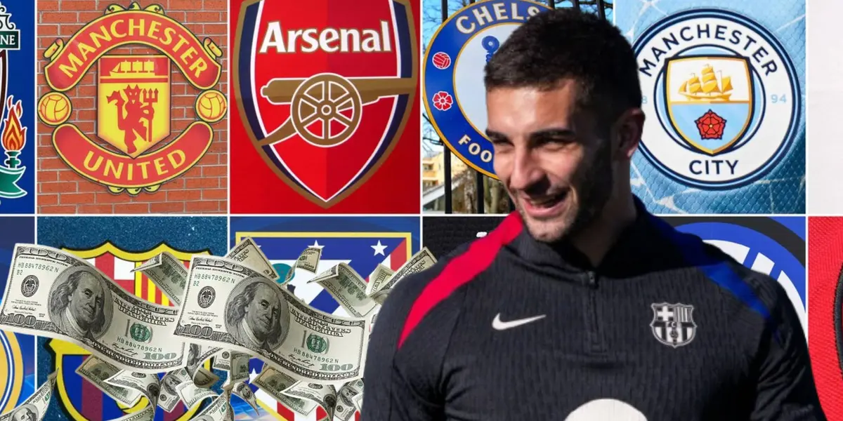Mientras el Barça lo tiene en €40 millones, los 4 equipos TOP que siguen de cerca a Ferran Torres