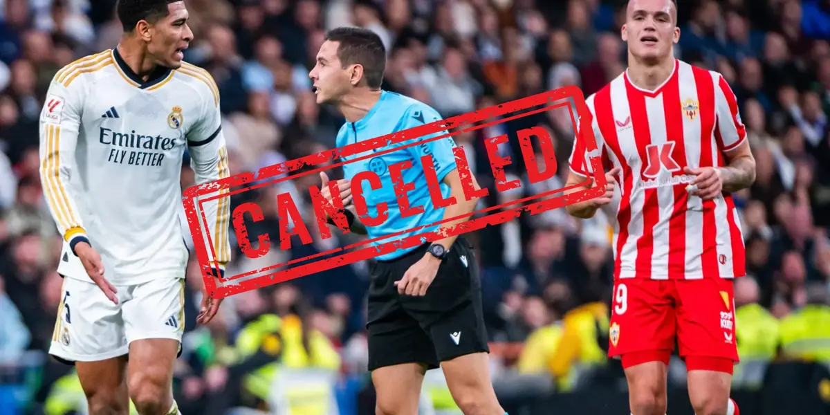 Tras la polémica, el castigo para el árbitro del Real Madrid vs UD Almería