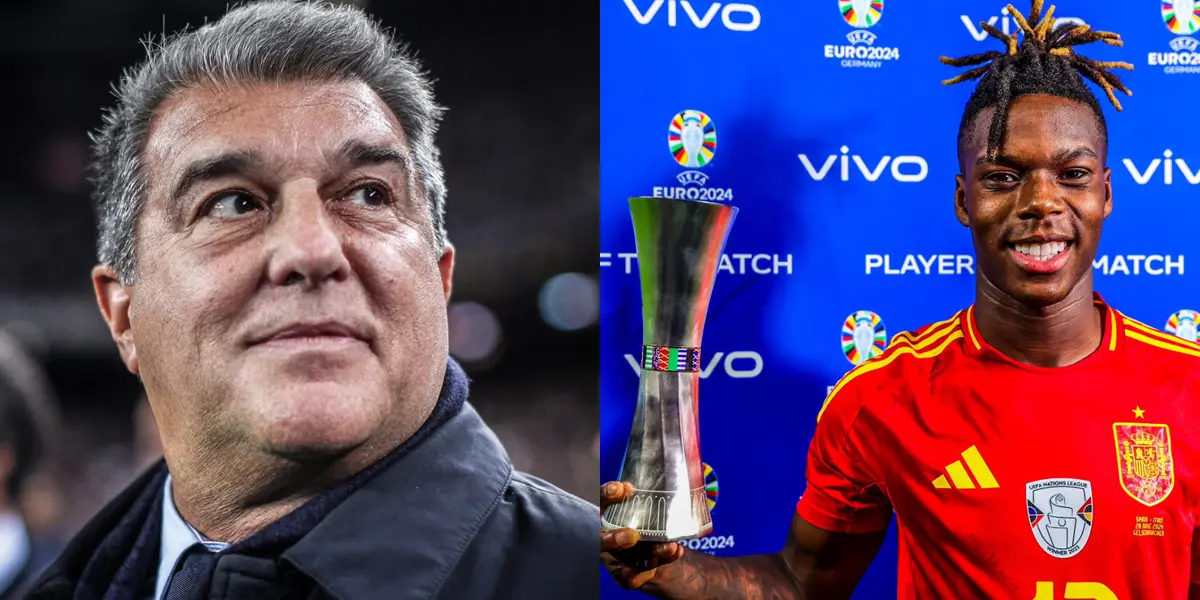 Laporta rompió el silencio, finalmente reveló si podrá contratar a Nico Williams