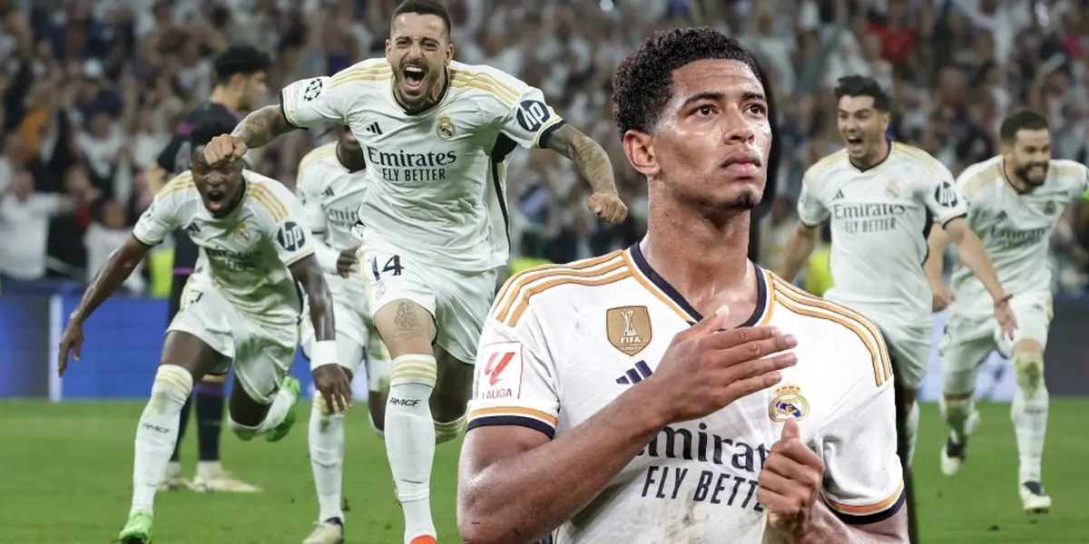 No pudo contener la emoción, así reaccionó Bellingham al gol del triunfo de Joselu