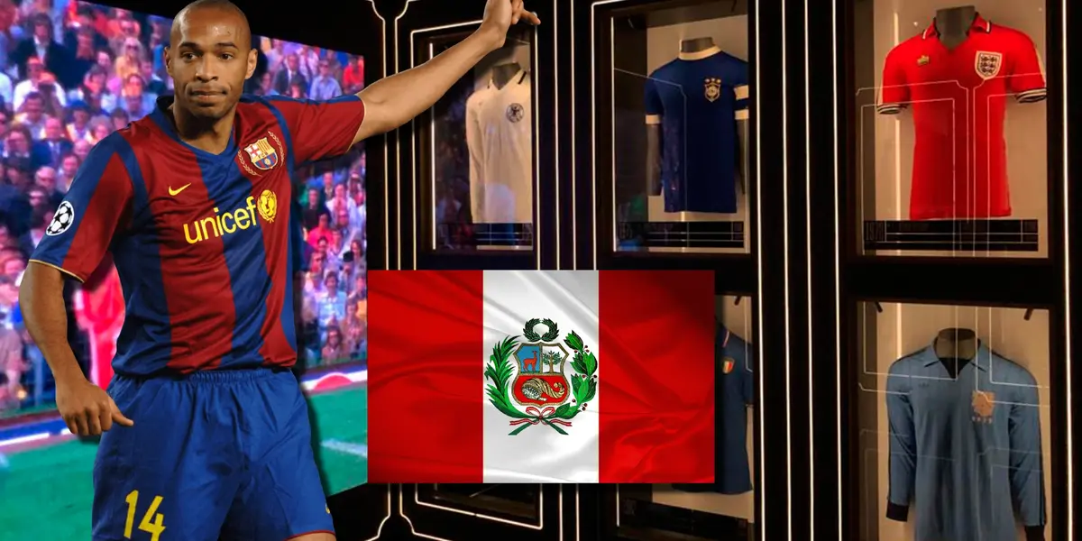 La única camiseta del jugador peruano que Henry tiene en su colección personal