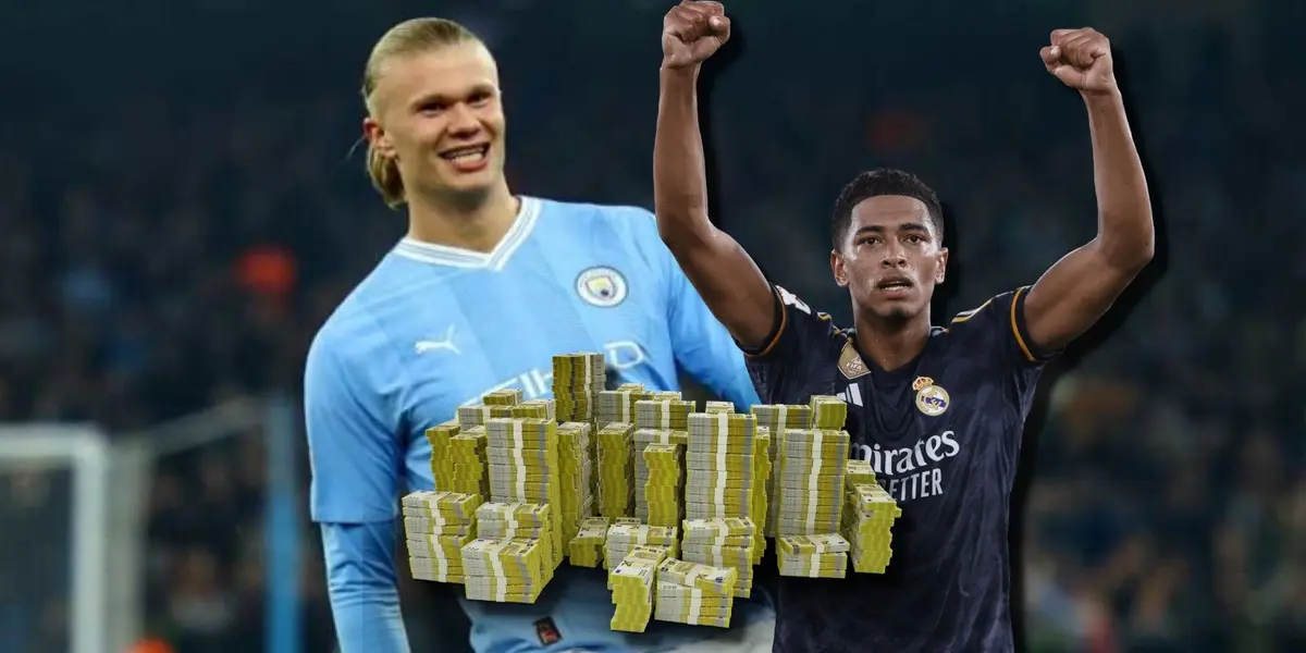 Mientras por Bellingham pagó 103 millones, lo que piden al Madrid por Haaland