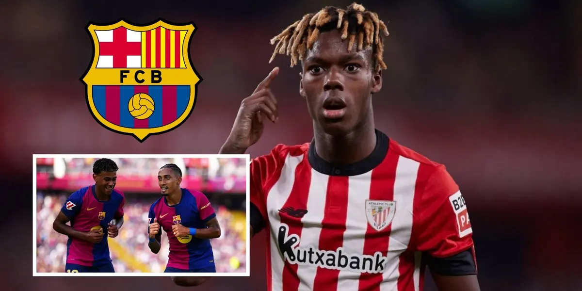 Los 2 jugadores del FC Barcelona que podrían irse ante una posible llegada de Nico Williams