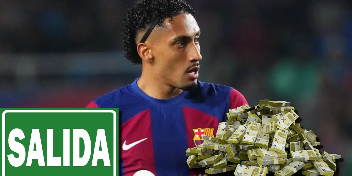 Raphinha a la venta, mira lo que pide el Barça mientras lo compró en 58 millones