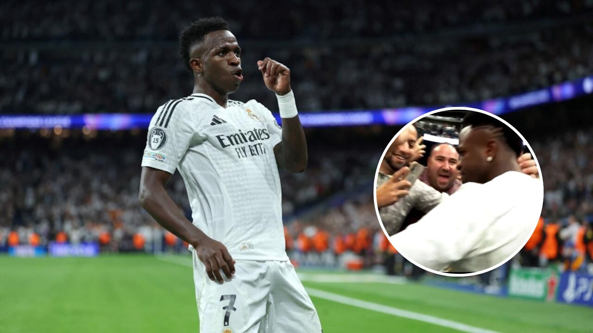 (VIDEO) Así fue como Vinicius Jr. le cumplió el sueño a una hincha del ...
